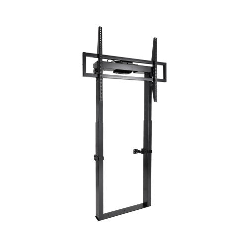 TooQ TITAN Soporte de Suelo Fijo con Regulación Eléctrica de Altura para Pantallas 55"-100", Negro - imagen 1