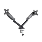 TooQ Soporte de Mesa para 2 Pantallas 17"-32", Negro - imagen 1