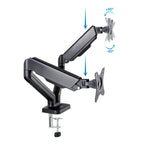 TooQ Soporte de Mesa para 2 Pantallas 17"-32", Negro - imagen 2