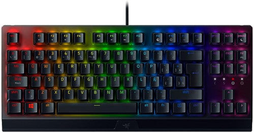 Razer TECLADO RAZER BLACKWIDOW V3 TENKEYLESS YELLOW SWITCH (ESPAÑOL) (RZ03-03492300-R311)
