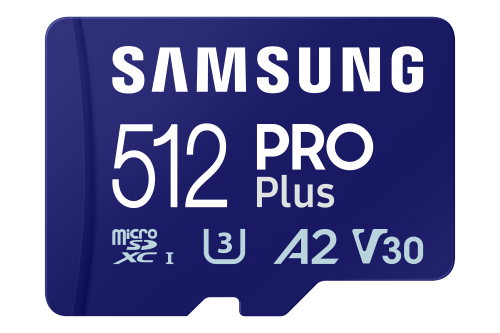 Imagen de Samsung Tarjeta MicroSD 512GB MB-MD512SA UHS-I Clase 10 Velocidad 180 MB/s