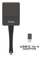 iiyama WP D002C adaptador Smart TV USB 4K Ultra HD Negro, Plata - imagen 2