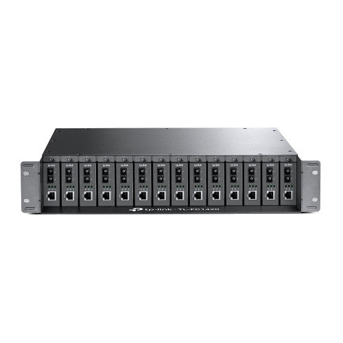 TP-Link Chasis de Conversor de Medios FC1420 14 Ranuras Montaje en Rack Redundante - imagen 3