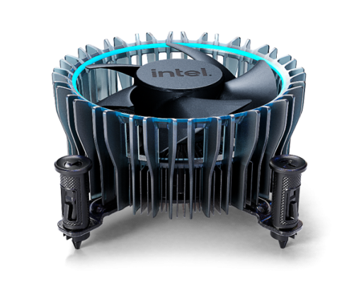 Intel Laminar RM1 Procesador Ventilador Negro, Azul