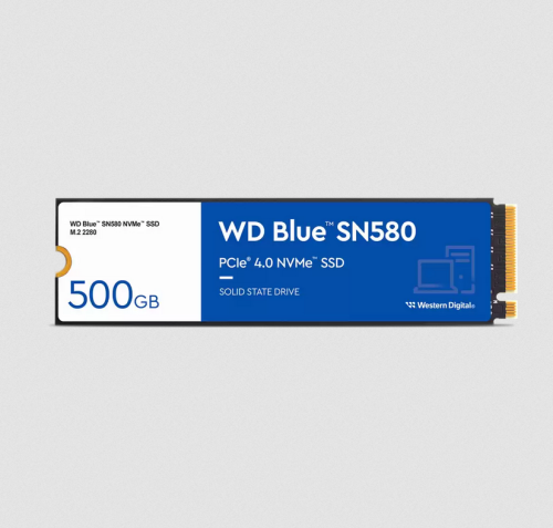 Imagen de Western Digital SSD M.2 500 GB PCIe 4.0 NVMe Velocidades de hasta 4150 MB/s