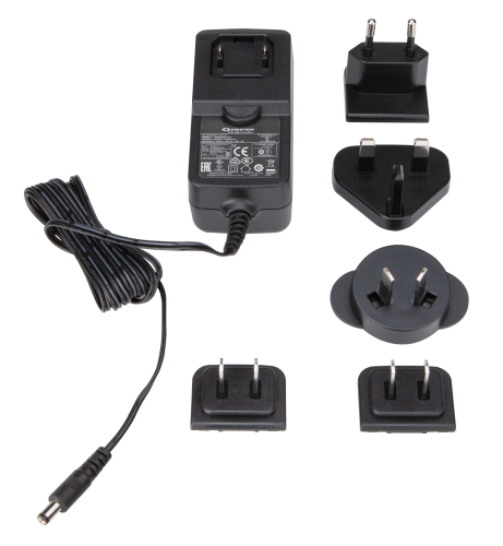 CRESTRON WALL MOUNT POWER PACK, 24 VDC, 1.25 A, 2.1 MM, UNIVERSAL (PW-2412WU) 6507485