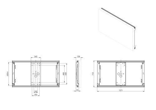 VOGELS GAMA PROFESIONAL POW 1602 OUTDOOR WALL MOUNT FOR LG 55XE4F (POW 1602) - imagen 2
