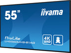 iiyama PROLITE Pizarra de caballete digital 139,7 cm (55") LED Wifi 500 cd / m² 4K Ultra HD Negro Procesador incorporado Android 11 24/7 - imagen 2