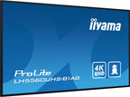 iiyama PROLITE Pizarra de caballete digital 139,7 cm (55") LED Wifi 500 cd / m² 4K Ultra HD Negro Procesador incorporado Android 11 24/7 - imagen 3