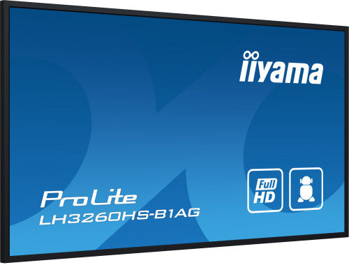 iiyama PROLITE Pizarra de caballete digital 80 cm (31.5") LED Wifi 500 cd / m² Full HD Negro Procesador incorporado Android 11 24/7 - imagen 3
