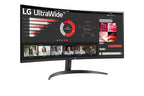 LG 34WR50QC-B.AEU pantalla para PC 86,4 cm (34") 3440 x 1440 Pixeles UltraWide Quad HD LCD Negro - imagen 3