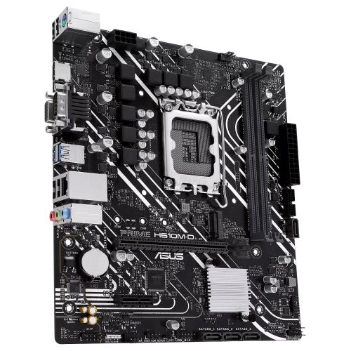 Asus PLACA ASUS PRIME H610M-D,INTEL,1700,H610,2DDR5,96GB,VGA+HDMI,4SATA3,1M.2,2USB2.0,2USB3.2,USB-C,1GBLAN,MATX - imagen 3
