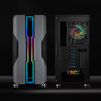 TOOQ CAJA SEMITORRE GAMING TQGCC103-B "NIGHTCITY" NEGRA - imagen 3