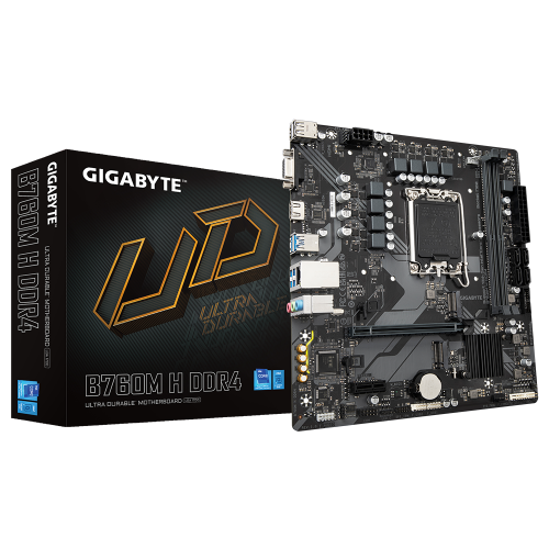 Gigabyte B760M H DDR4 (rev. 1.0) Intel B760 Express LGA 1700 micro ATX - imagen 1