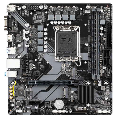 Gigabyte B760M H DDR4 (rev. 1.0) Intel B760 Express LGA 1700 micro ATX - imagen 2