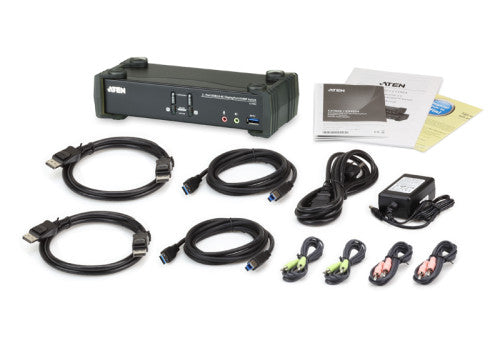 ATEN SWITCH KVMP 2-PORT USB TRUE 4K DISPLAYPORT KVM SWITCH W - imagen 3