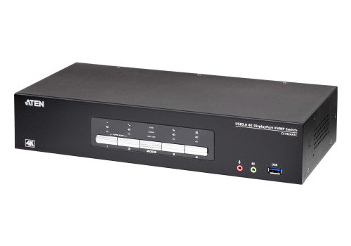 ATEN SWITCH KVMP 4-PORT USB TRUE 4K DISPLAYPORT KVM SWITCH W - imagen 3