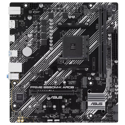Asus PLACA ASUS PRIME B550M-K ARGB,AMD,AM4,B550,2DDR4,64GB,DP+HDMI,GBLAN,4SATA3+2XM.2,6USB3.2,MATX - imagen 2