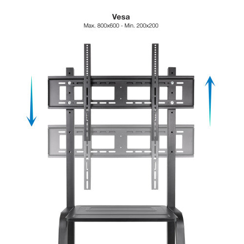 TooQ Coloso Soporte de Suelo con Ruedas para Pantalla 37"-100" - imagen 3