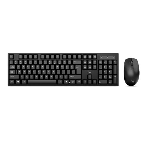 Ewent EW3281 teclado Ratón incluido RF inalámbrico QWERTY Español Negro - imagen 1