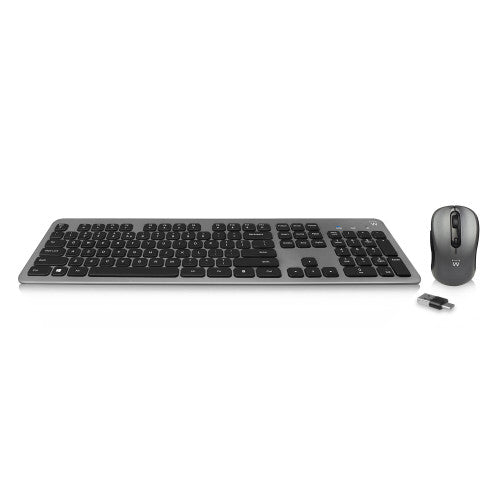Ewent EW3272 teclado Ratón incluido RF inalámbrico QWERTY Español Negro - imagen 1