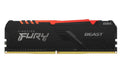 Kingston MEMORIA KINGSTON FURY BEAST RGB DDR4 16GB (KIT 2) 3200MHZ CL16 - KF432C16BB2AK2/16