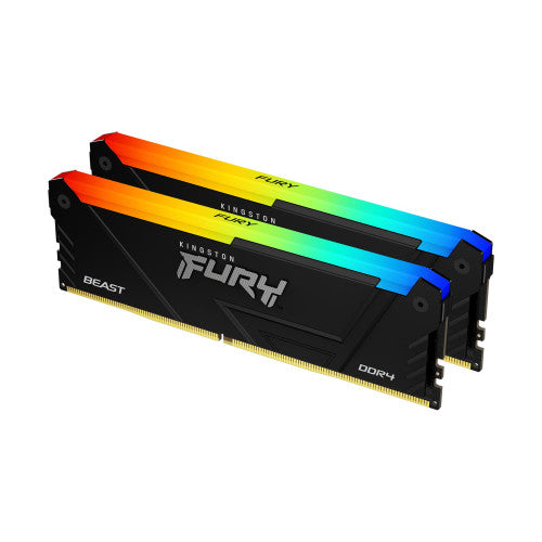 Kingston Technology FURY Beast RGB módulo de memoria 16 GB 2 x 8 GB DDR4 3600 MHz - imagen 1