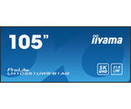 Iiyama MONITOR PROFESIONAL IIYAMA 105" (LH10551UWS-B1AG) / TIEMPO OPERACION 24/7 / USO HORIZONTAL Y VERTICAL / IPS / 5120X2160 5K UW / 8MS / 500CD / 21:9 / RS-232C / RJ45 / HDMI X 1 / DP X 1 / USB-C X 2/ USB X6 / SLOT OPS / VESA 1500X600 - imagen 1