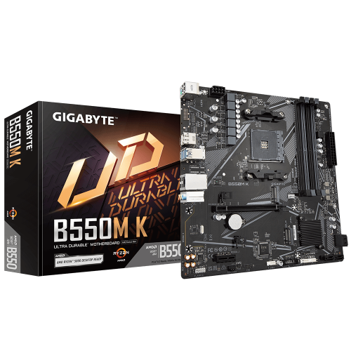 Gigabyte B550M K 1.0 placa base AMD B550 Zócalo AM4 micro ATX - imagen 1
