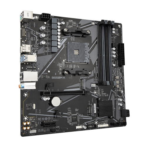 Gigabyte B550M K 1.0 placa base AMD B550 Zócalo AM4 micro ATX - imagen 3