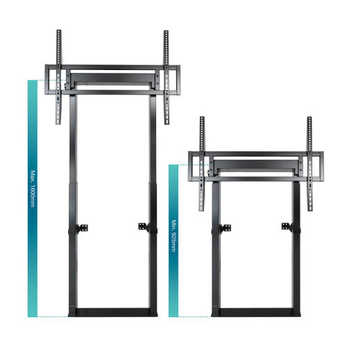 TooQ HIPERIÓN Soporte de Suelo/Pared Fijo para Pantallas 55"-100", Negro - imagen 2