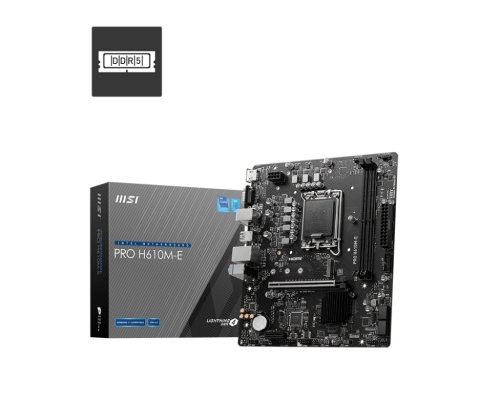 MSI PRO H610M-E Intel H610 LGA 1700 micro ATX - imagen 1