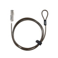Nanocable TooQ Cable de Seguridad Tipo NANO con Combinación para Portátiles 1.5 metros, Gris Oscuro - imagen 1
