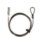 Nanocable TooQ Cable de Seguridad Tipo NANO con Combinación para Portátiles 1.5 metros, Gris Oscuro - imagen 1