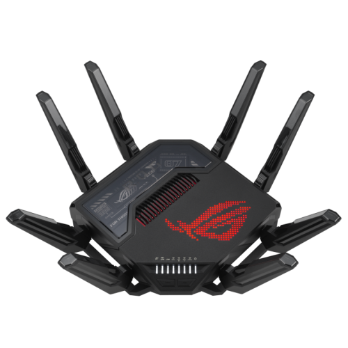 ASUS ROG Rapture GT-BE98 router inalámbrico 10 Gigabit Ethernet Quad-band (2.4 GHz / 5 GHz-1 / 5 GHz-2 / 6 GHz) Negro - imagen 1