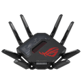 ASUS ROG Rapture GT-BE98 router inalámbrico 10 Gigabit Ethernet Quad-band (2.4 GHz / 5 GHz-1 / 5 GHz-2 / 6 GHz) Negro - imagen 1