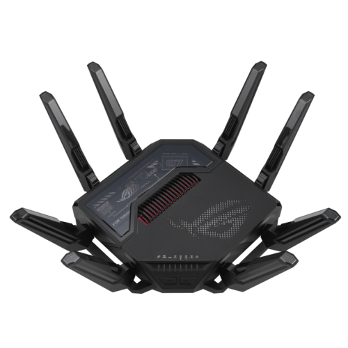 ASUS ROG Rapture GT-BE98 router inalámbrico 10 Gigabit Ethernet Quad-band (2.4 GHz / 5 GHz-1 / 5 GHz-2 / 6 GHz) Negro - imagen 2