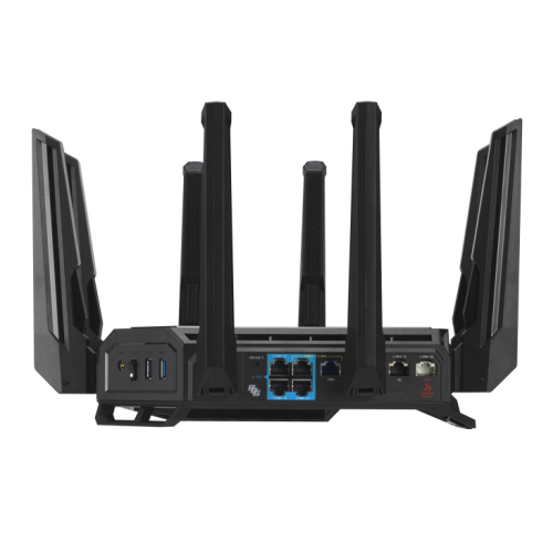 ASUS ROG Rapture GT-BE98 router inalámbrico 10 Gigabit Ethernet Quad-band (2.4 GHz / 5 GHz-1 / 5 GHz-2 / 6 GHz) Negro - imagen 3