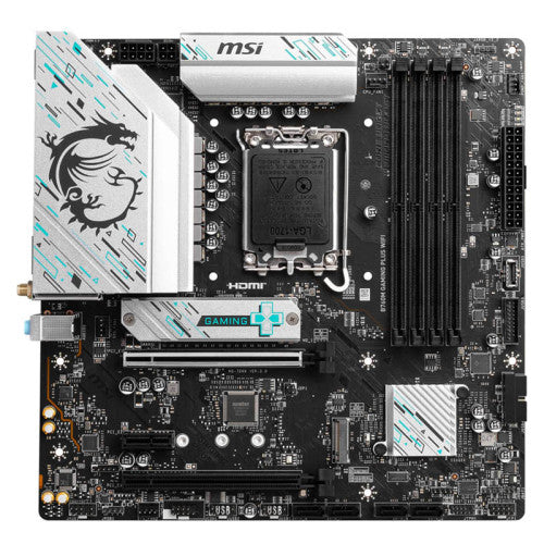 MSI PLACA MSI B760M GAMING PLUS WIFI,INTEL,1700,B760,4DDR5,192GB,2HDMI+2DP,4SATA+2M.2,5USB 3.2+2USB-C,2.5GB+WIFI6E+BT5.3,MATX - imagen 2
