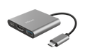 TRUST DALYX 3-IN-1 USB-C ADAPTER - imagen 1