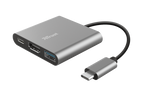 TRUST DALYX 3-IN-1 USB-C ADAPTER - imagen 1