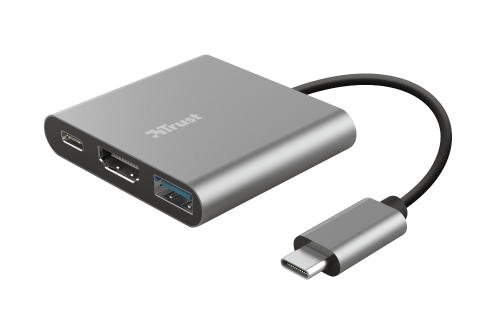 TRUST DALYX 3-IN-1 USB-C ADAPTER - imagen 1