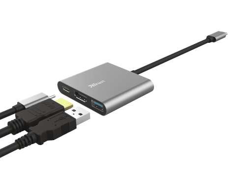 TRUST DALYX 3-IN-1 USB-C ADAPTER - imagen 3