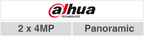 Cámara IP Dahua DH-IPC-PDW3849P-A180-E2-AS-PV-0280B 8MP Panorámica - imagen 2