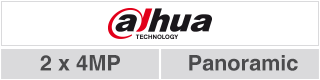 Cámara IP Dahua DH-IPC-PDW3849P-A180-E2-AS-PV-0280B 8MP Panorámica - imagen 2