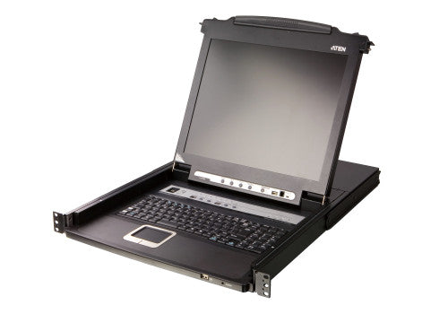 Imagen de ATEN CL5708MW interruptor KVM Montaje en rack Negro