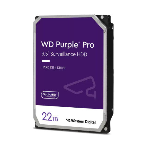 Western Digital Disco Duro Interno 22TB SATA 6 Gb/s OptiNAND™ Video Inteligente