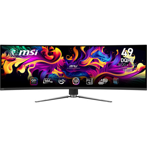 MSI MPG 491CQP QD-OLED pantalla para PC 124,5 cm (49") 5120 x 1440 Pixeles DQHD QDOLED Negro - imagen 1