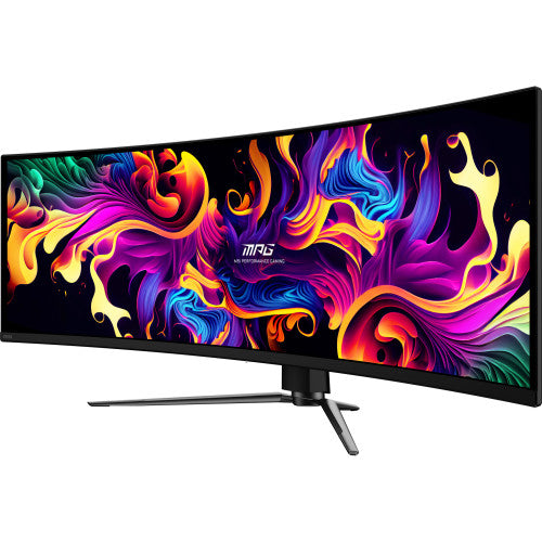 MSI MPG 491CQP QD-OLED pantalla para PC 124,5 cm (49") 5120 x 1440 Pixeles DQHD QDOLED Negro - imagen 3
