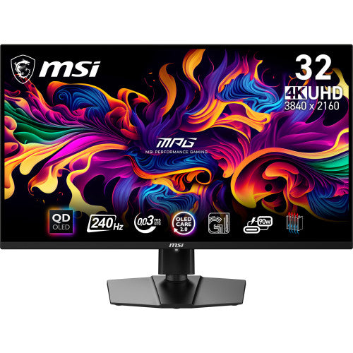 MSI MPG 321URX QD-OLED pantalla para PC 80 cm (31.5") 3840 x 2160 Pixeles 4K Ultra HD QDOLED Negro - imagen 1